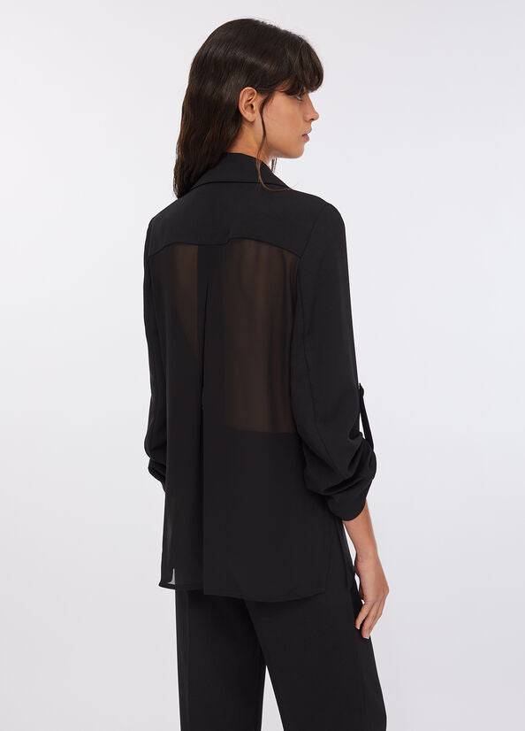 Blazer in envers satin