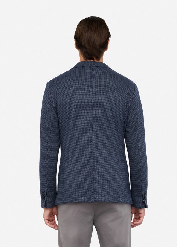Blazer pied de poule in cotone