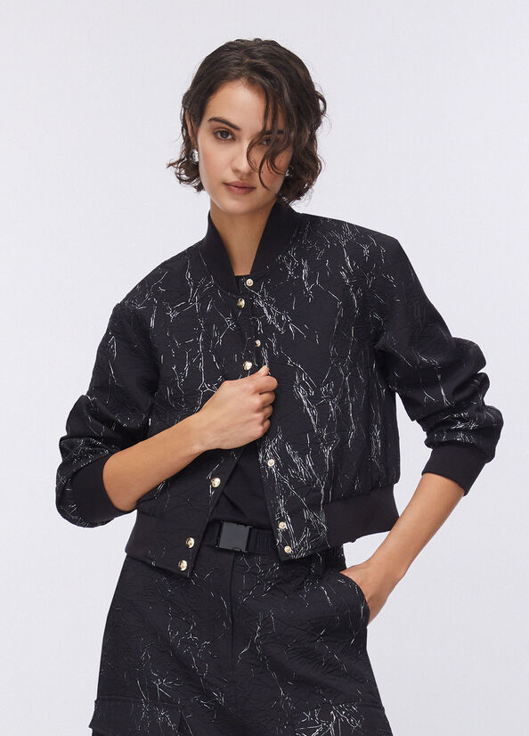 Bomber effetto wrinkle